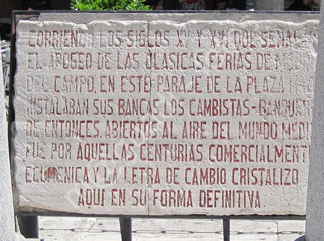 MEDINA DEL CAMPO 116 b Monumento a la Feria