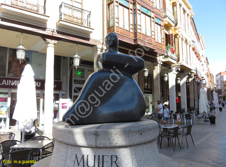 PALENCIA (113) Calle Mayor - Mujer - La Gorda