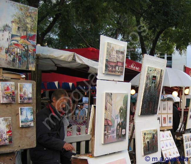 PARIS 332 Place du Tertre - Montmartre