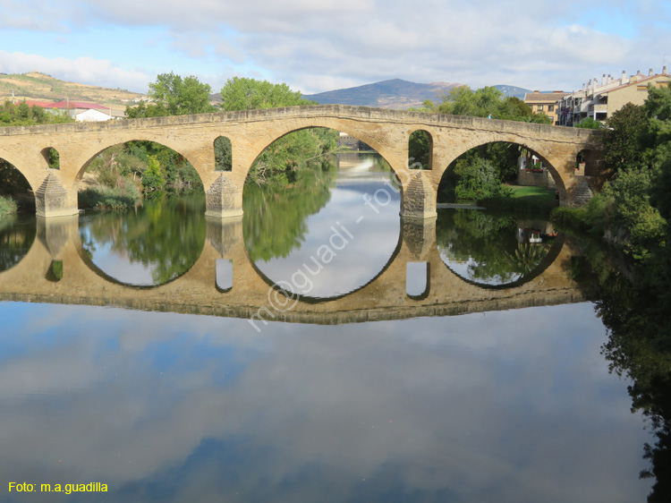 PUENTE LA REINA (103) Puente Romanico
