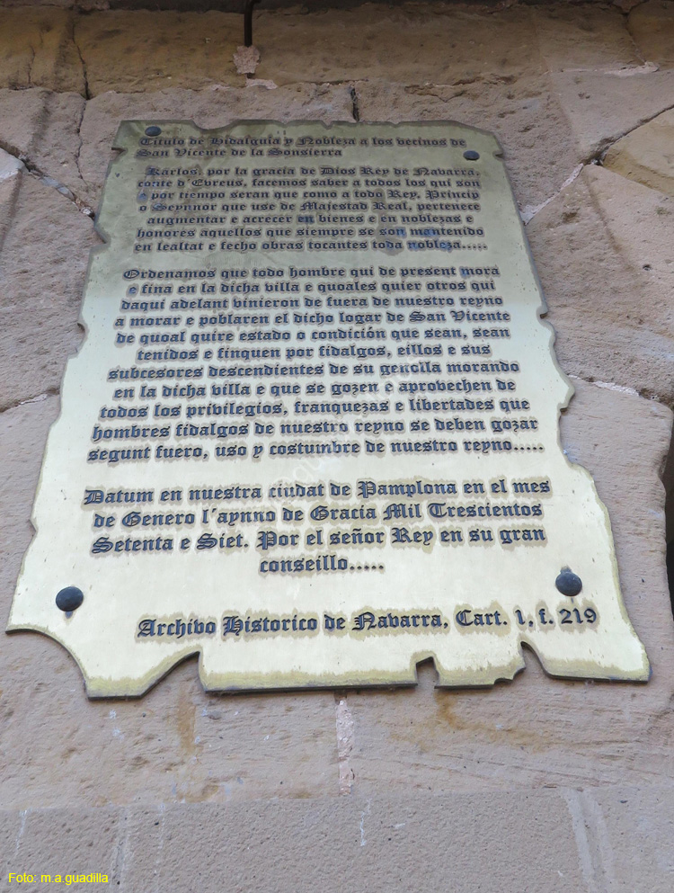 SAN VICENTE DE LA SONSIERRA (109) Ayuntamiento