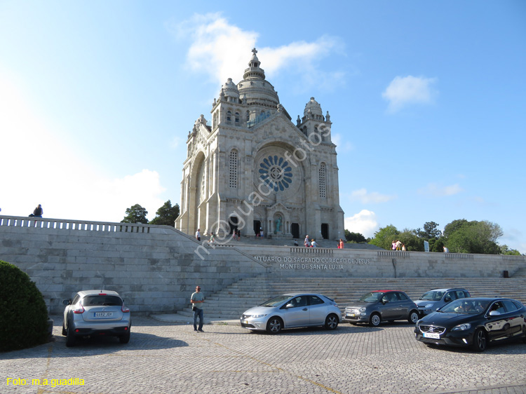 VIANA DO CASTELO (219) Monumento del Sagrado Corazon de Jesus en Santa Lucia